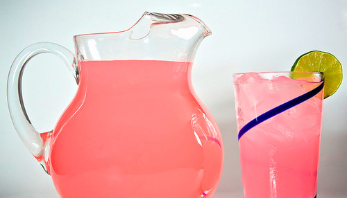 Picture of pitcher and glass of juice